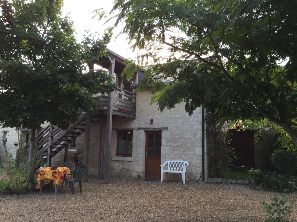 Les Caves Hotel Ambillou-Château Exterior foto
