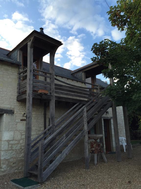Les Caves Hotel Ambillou-Château Exterior foto