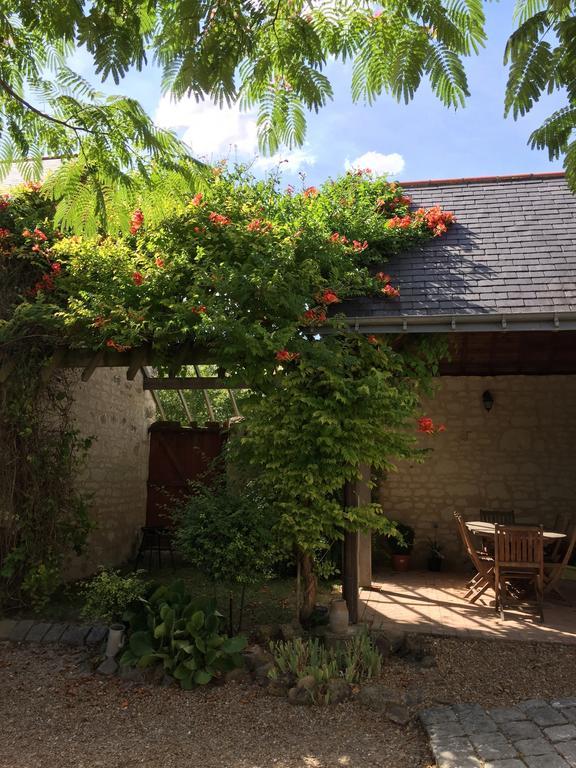 Les Caves Hotel Ambillou-Château Exterior foto
